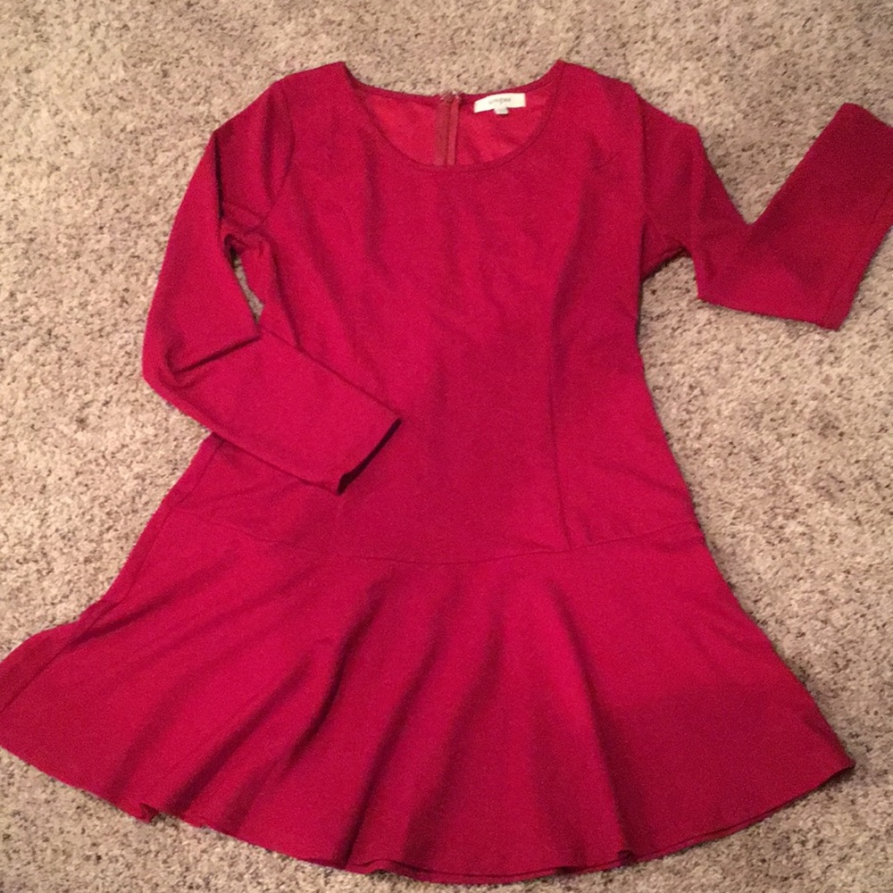 Red Tapered Tunic.